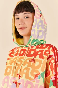 FARM Rio ADIDAS FARM HOODIE PEARL CITRINE