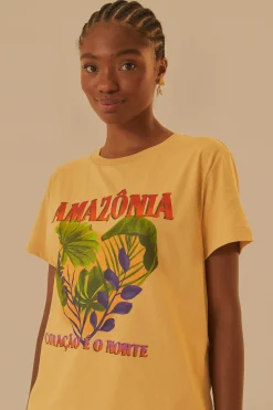 FARM Rio AMAZONIA CORACAO E O NORTE FIT T-SHIRT