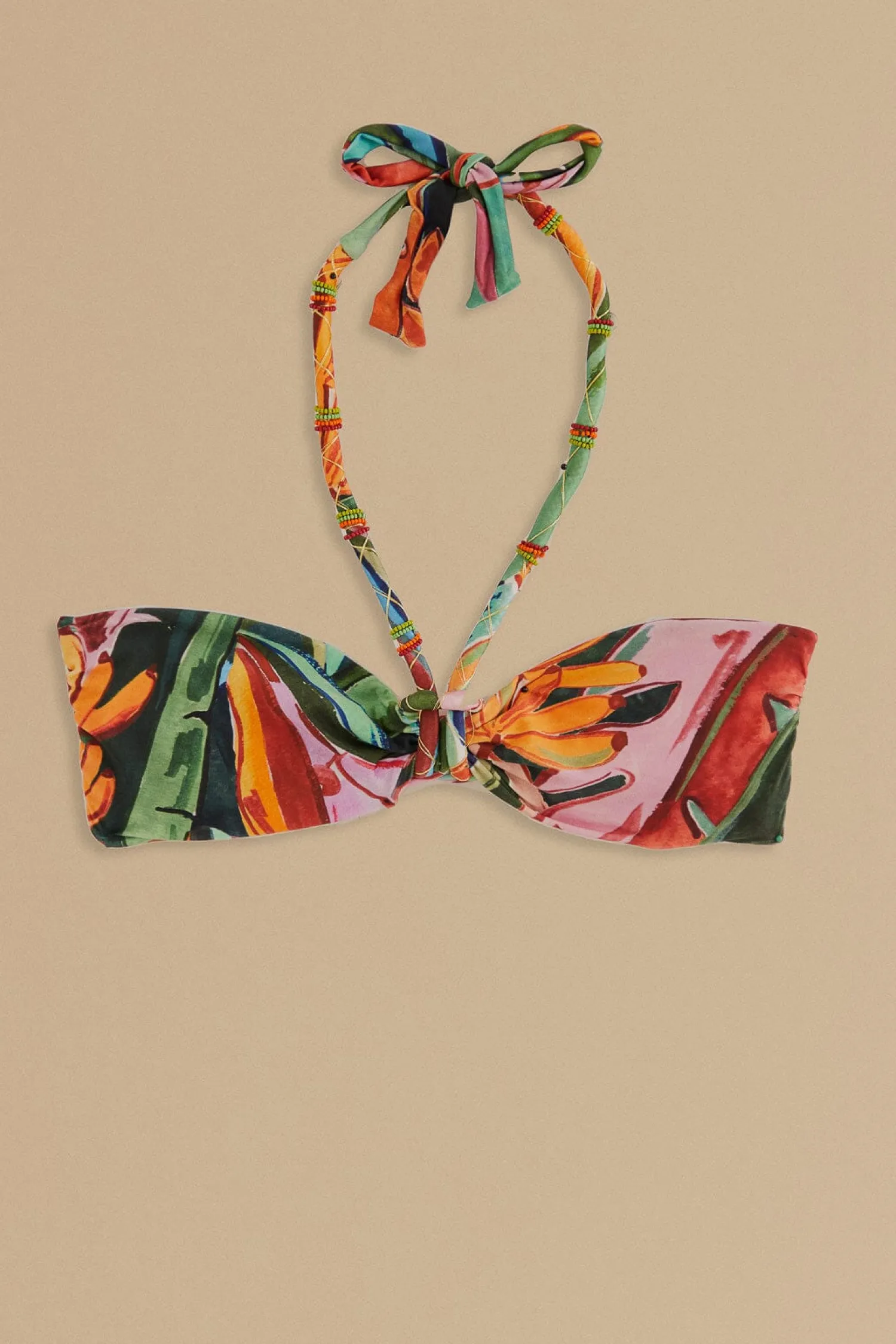 FARM Rio BANANA FOLIAGE BIKINI TOP