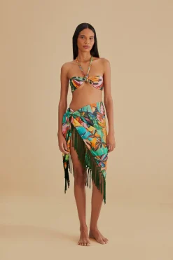 FARM Rio  BANANA FOLIAGE SARONG