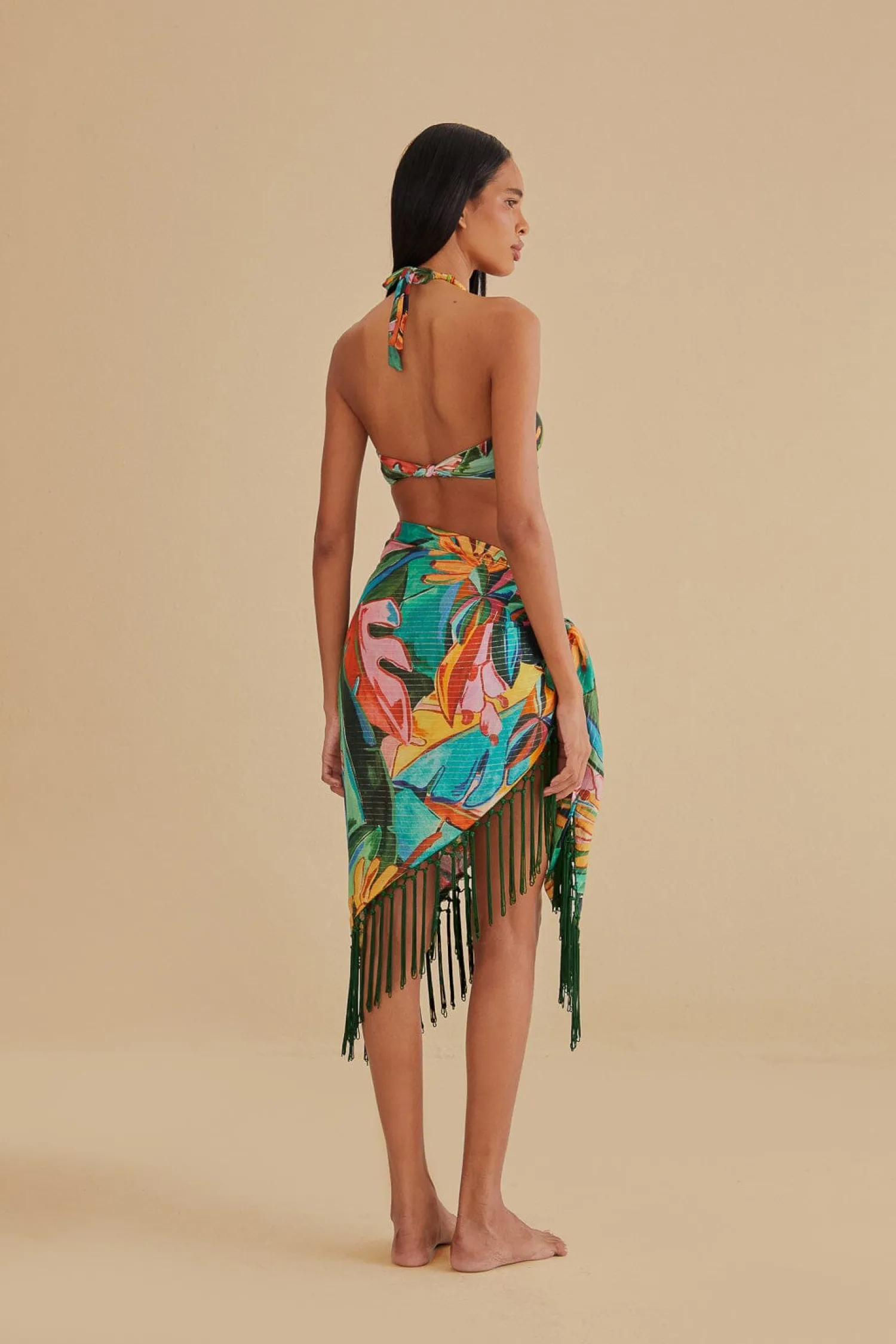 FARM Rio BANANA FOLIAGE SARONG
