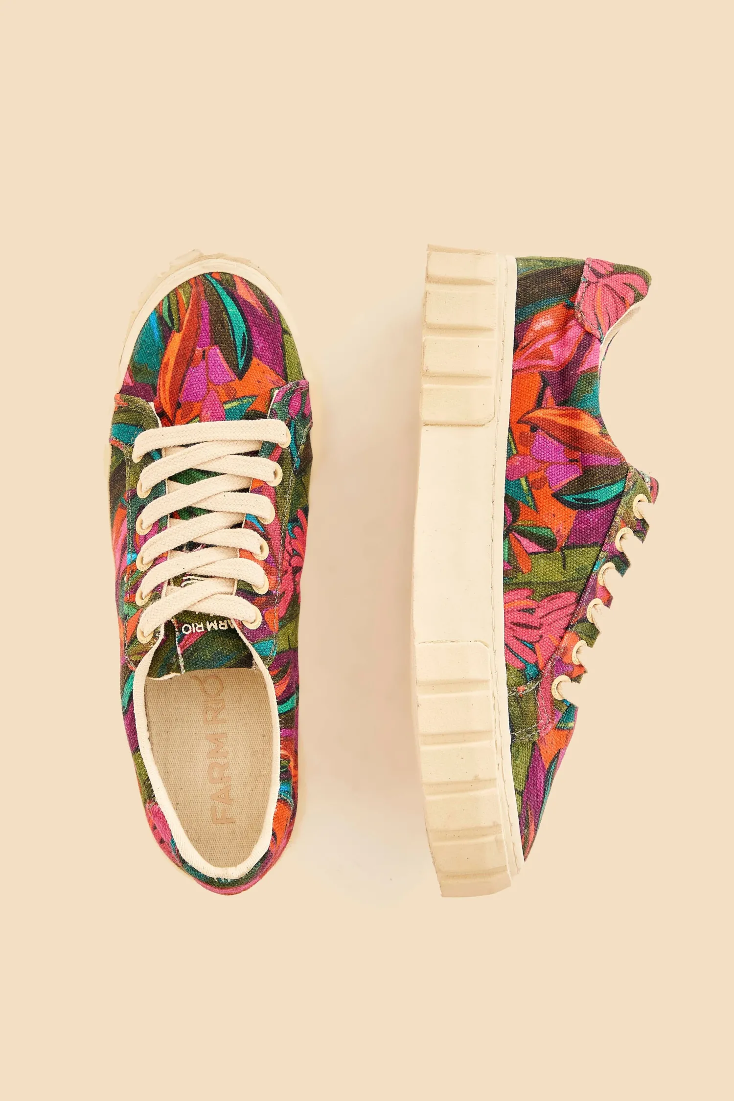 FARM Rio BANANA LEAVES FLATFORM SNEAKER