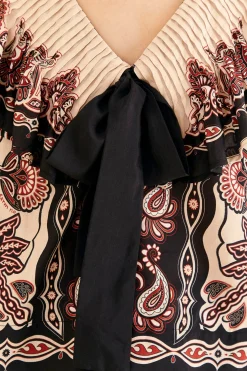 FARM Rio BLACK & WHITE SWEET MERMAIDS BLOUSE