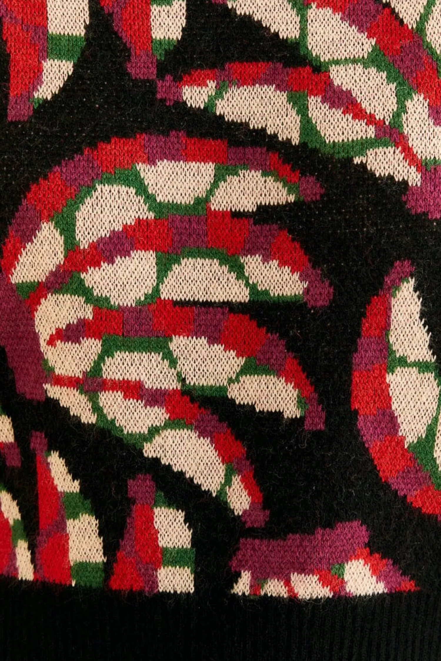FARM Rio BLACK BANANA DOTS KNIT SWEATER