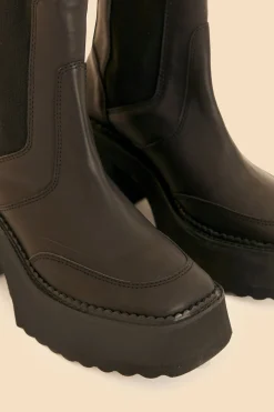 FARM Rio  BLACK BLOCK HEEL CHELSEA BOOT