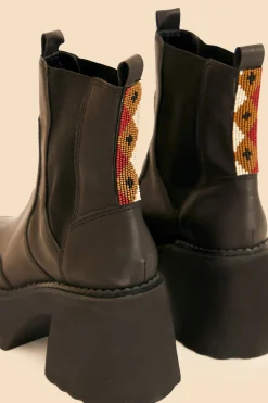 FARM Rio  BLACK BLOCK HEEL CHELSEA BOOT