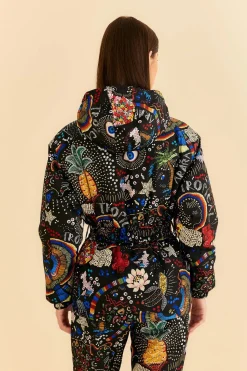 FARM Rio BLACK BOROGODO SKI JACKET