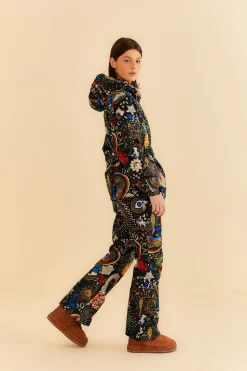 FARM Rio  BLACK BOROGODO SKI PANTS