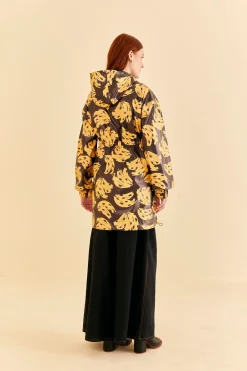 FARM Rio BLACK BOSSA BANANA RAINCOAT
