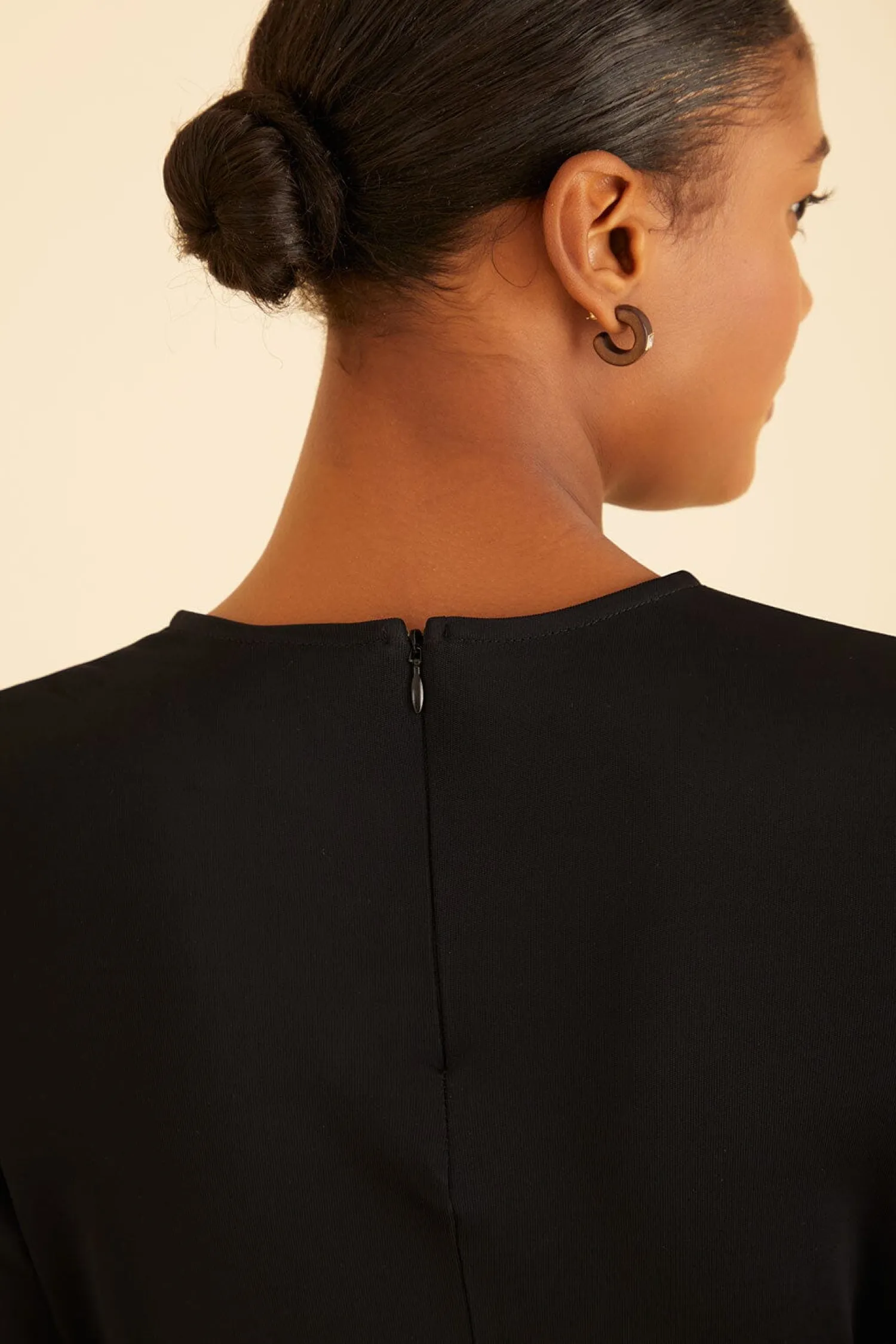 FARM Rio BLACK LONG SLEEVE BODYSUIT