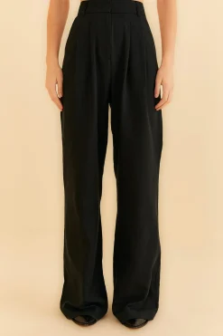 FARM Rio BLACK LOW WAISTED PANTS