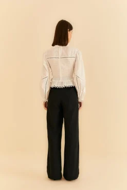 FARM Rio BLACK LOW WAISTED PANTS