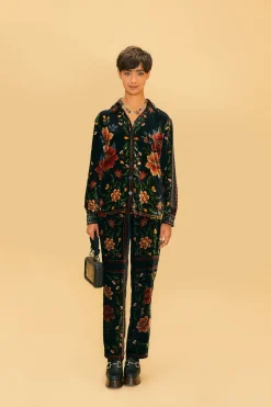 FARM Rio  BLACK MACAWS GARDEN PANTS