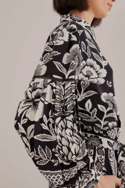 FARM Rio BLACK PINEAPPLE GARDEN JUMPSUIT