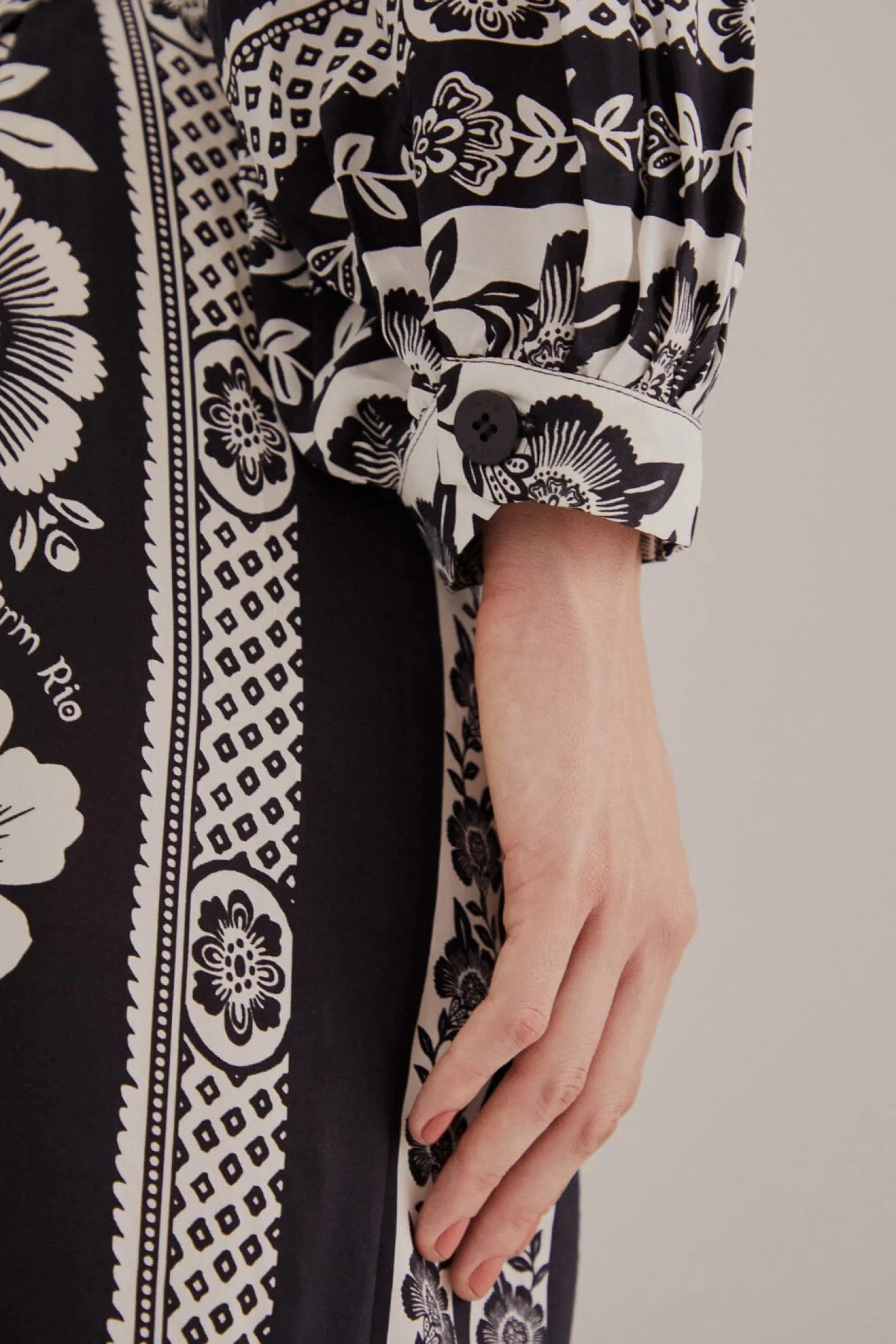 FARM Rio BLACK PINEAPPLE GARDEN JUMPSUIT