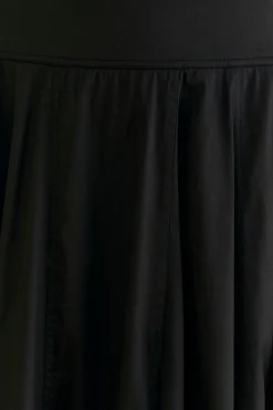 FARM Rio BLACK RUFFLE MAXI SKIRT