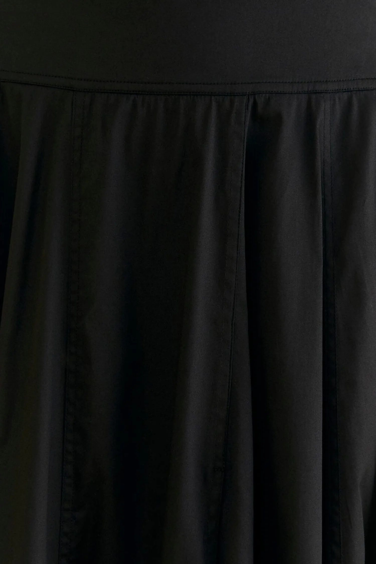 FARM Rio BLACK RUFFLE MAXI SKIRT