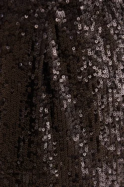 FARM Rio  BLACK SEQUIN PAJAMA PANTS