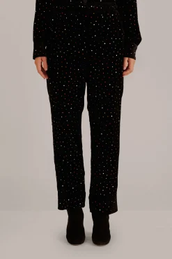 FARM Rio  BLACK VELVET PANTS