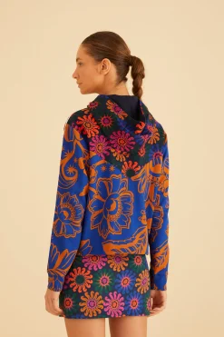 FARM Rio  BLUE ADIDAS FARM HOODIE