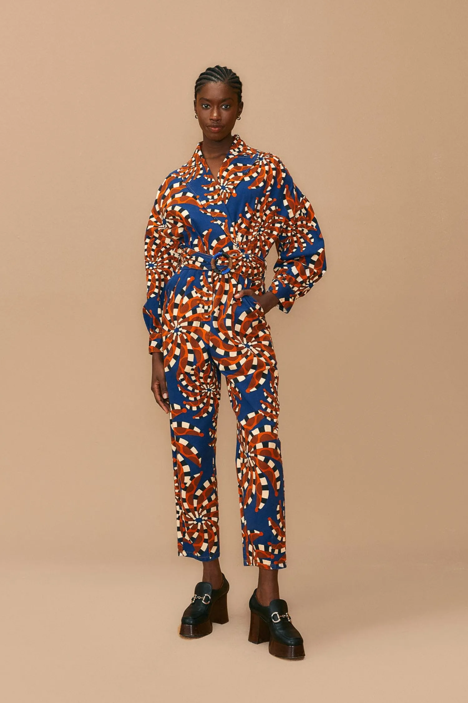 FARM Rio BLUE BANANADA JUMPSUIT