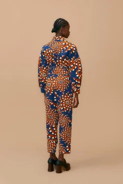 FARM Rio BLUE BANANADA JUMPSUIT