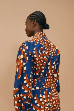 FARM Rio BLUE BANANADA JUMPSUIT