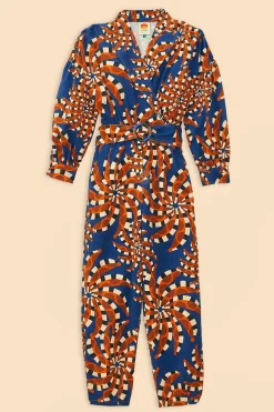 FARM Rio BLUE BANANADA JUMPSUIT