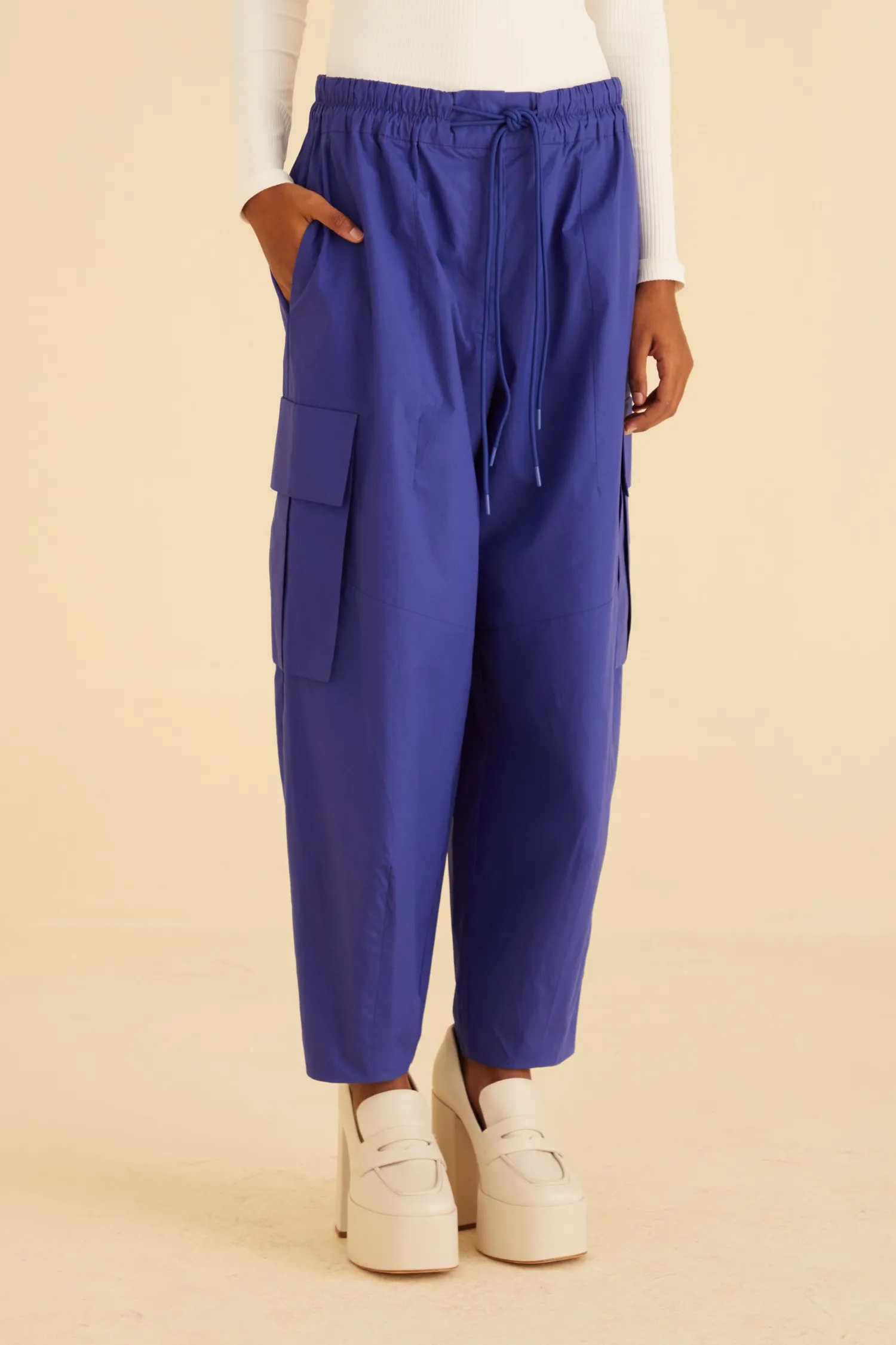 FARM Rio BLUE CARGO PANTS