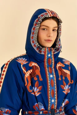 FARM Rio  BLUE NATURE BEAUTY SKI JACKET