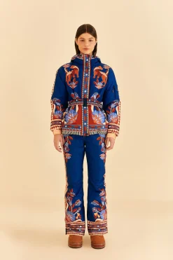 FARM Rio  BLUE NATURE BEAUTY SKI PANTS