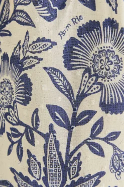 FARM Rio BLUE PINEAPPLE GARDEN MAXI DRESS