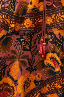 FARM Rio BLUSH GARDEN BLOOM MAXI DRESS