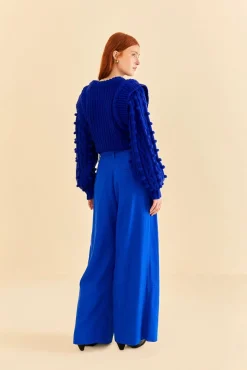 FARM Rio  BRIGHT BLUE TAILORED PANTS