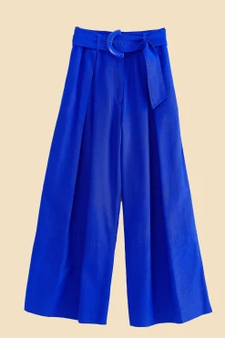 FARM Rio  BRIGHT BLUE TAILORED PANTS