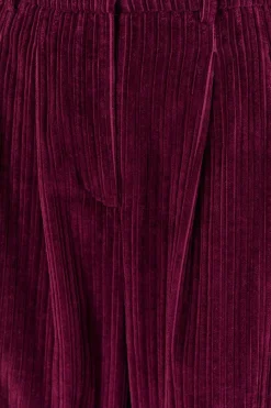 FARM Rio BURGUNDY CORDUROY PANTS