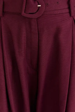 FARM Rio  BURGUNDY TAILORED PANTS