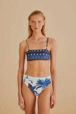 FARM Rio  DREAM SKY BIKINI TOP