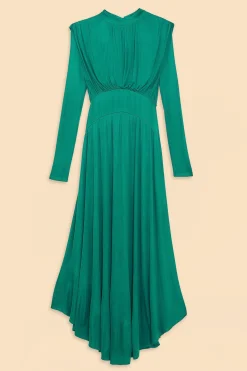FARM Rio EMERALD HIGH NECK MAXI DRESS
