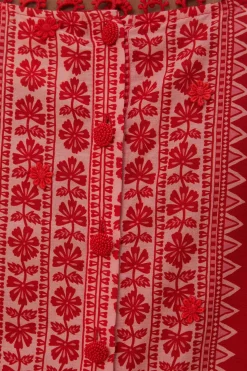 FARM Rio FLORA TAPESTRY RED BLOUSE