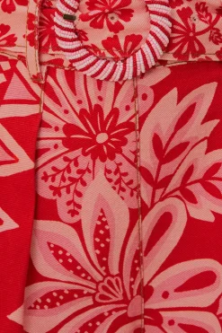 FARM Rio FLORA TAPESTRY RED SHORTS