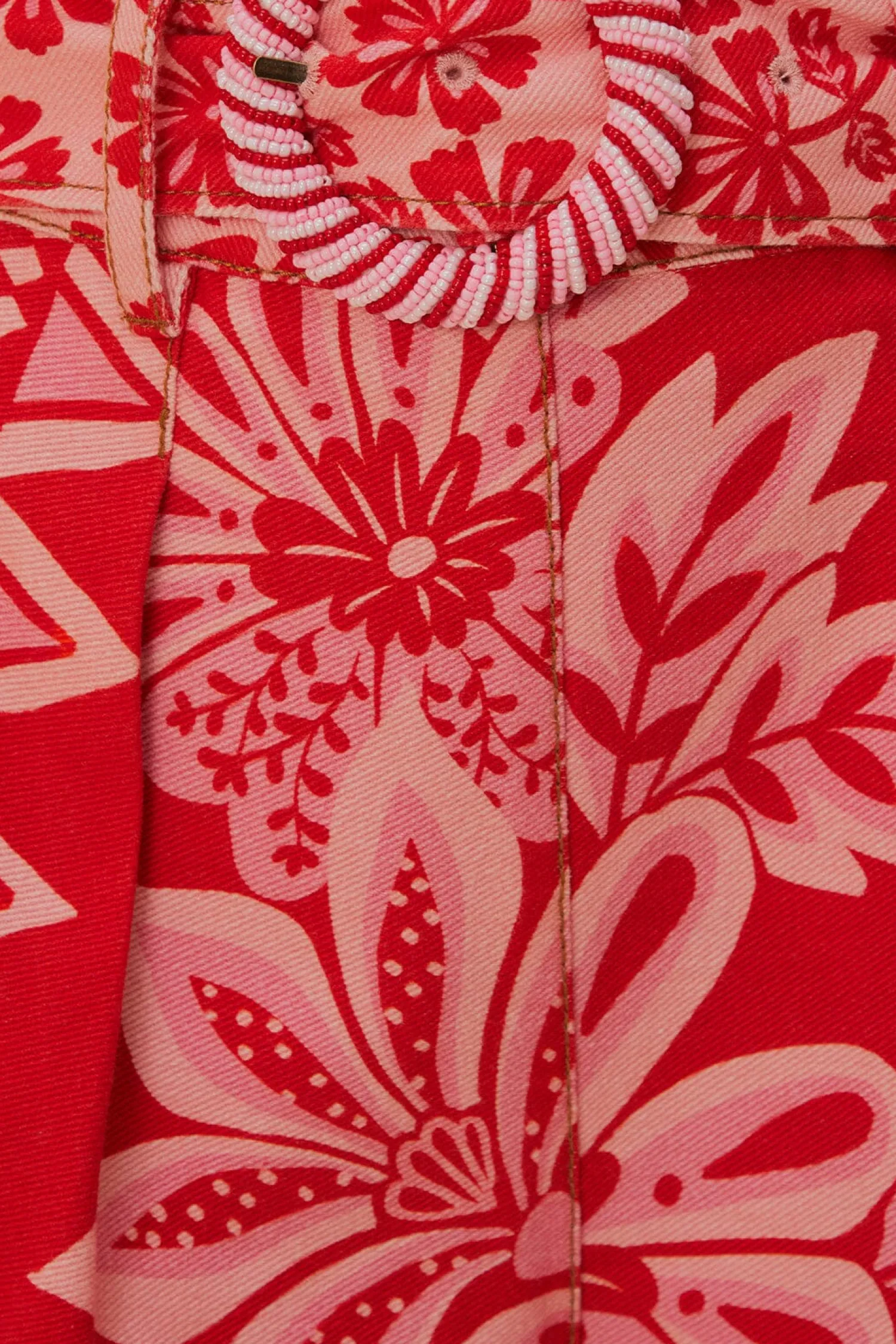 FARM Rio FLORA TAPESTRY RED SHORTS