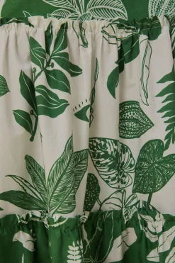 FARM Rio FOREST SOUL MIX MIDI DRESS