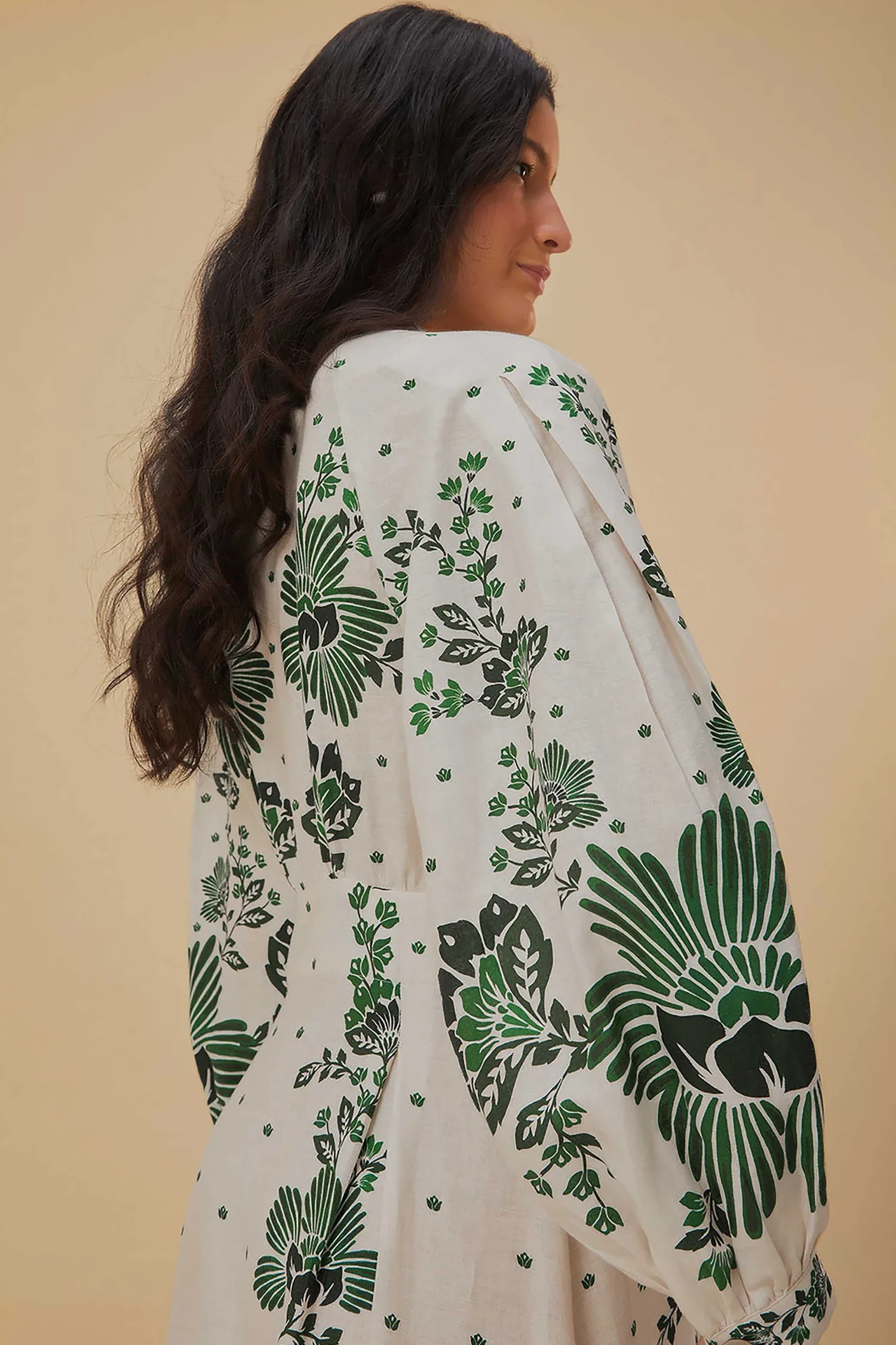 FARM Rio FOREST SOUL OFF-WHITE MAXI DRESS