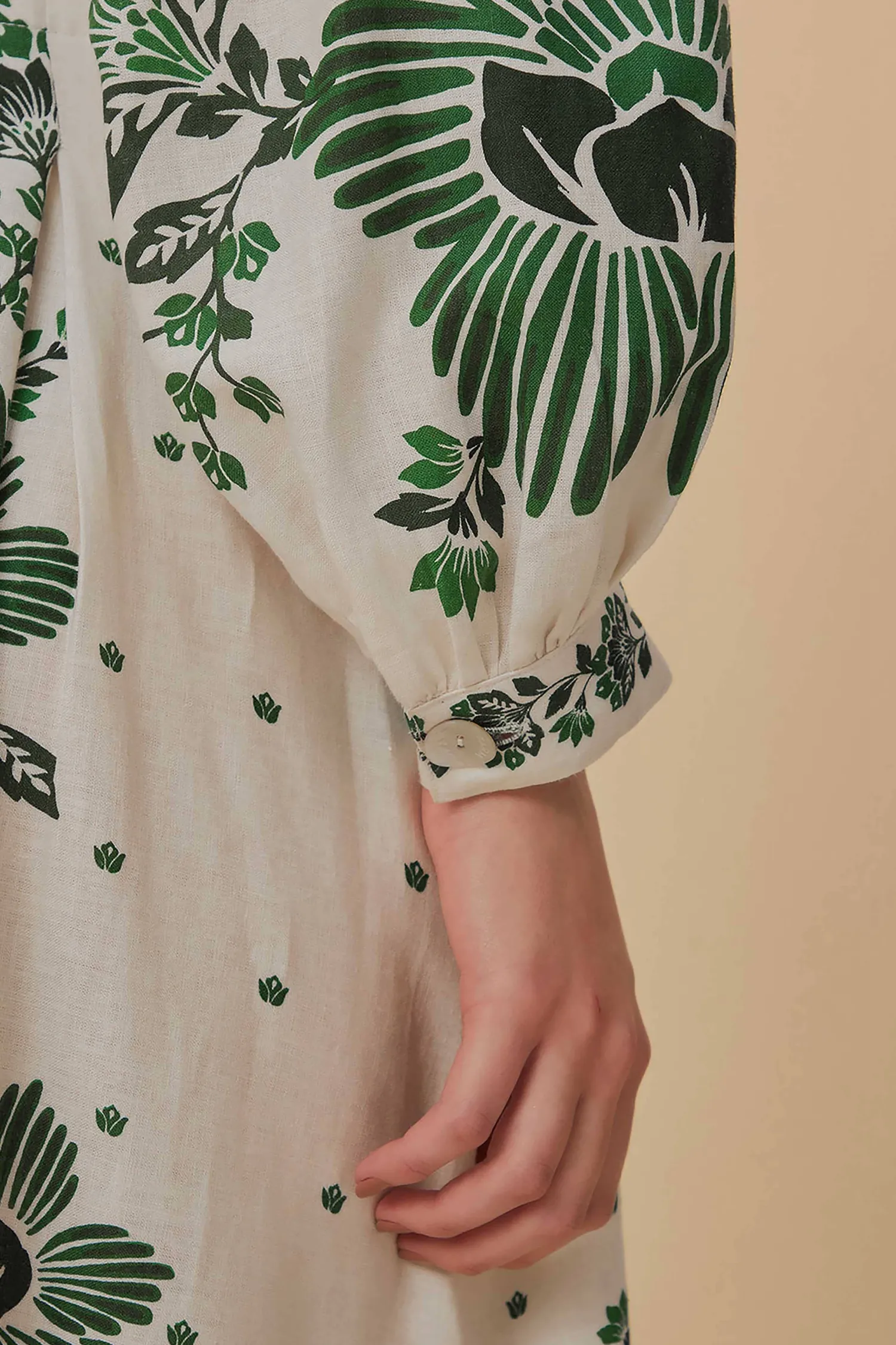 FARM Rio FOREST SOUL OFF-WHITE MAXI DRESS
