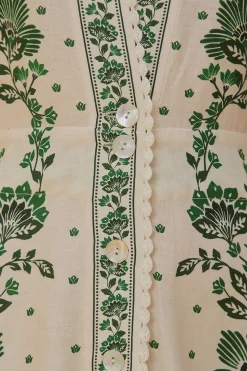 FARM Rio FOREST SOUL OFF-WHITE MAXI DRESS