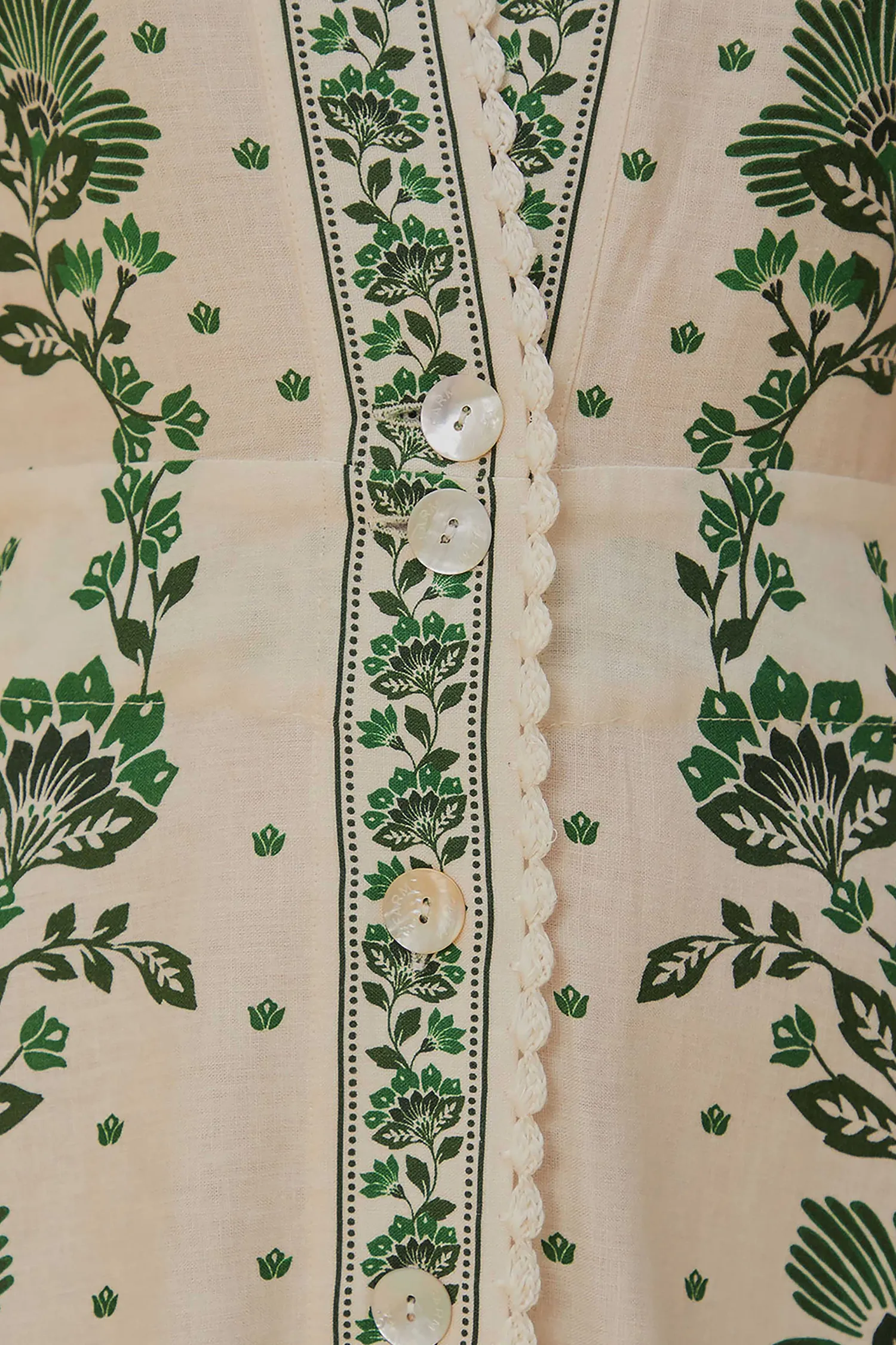 FARM Rio FOREST SOUL OFF-WHITE MAXI DRESS