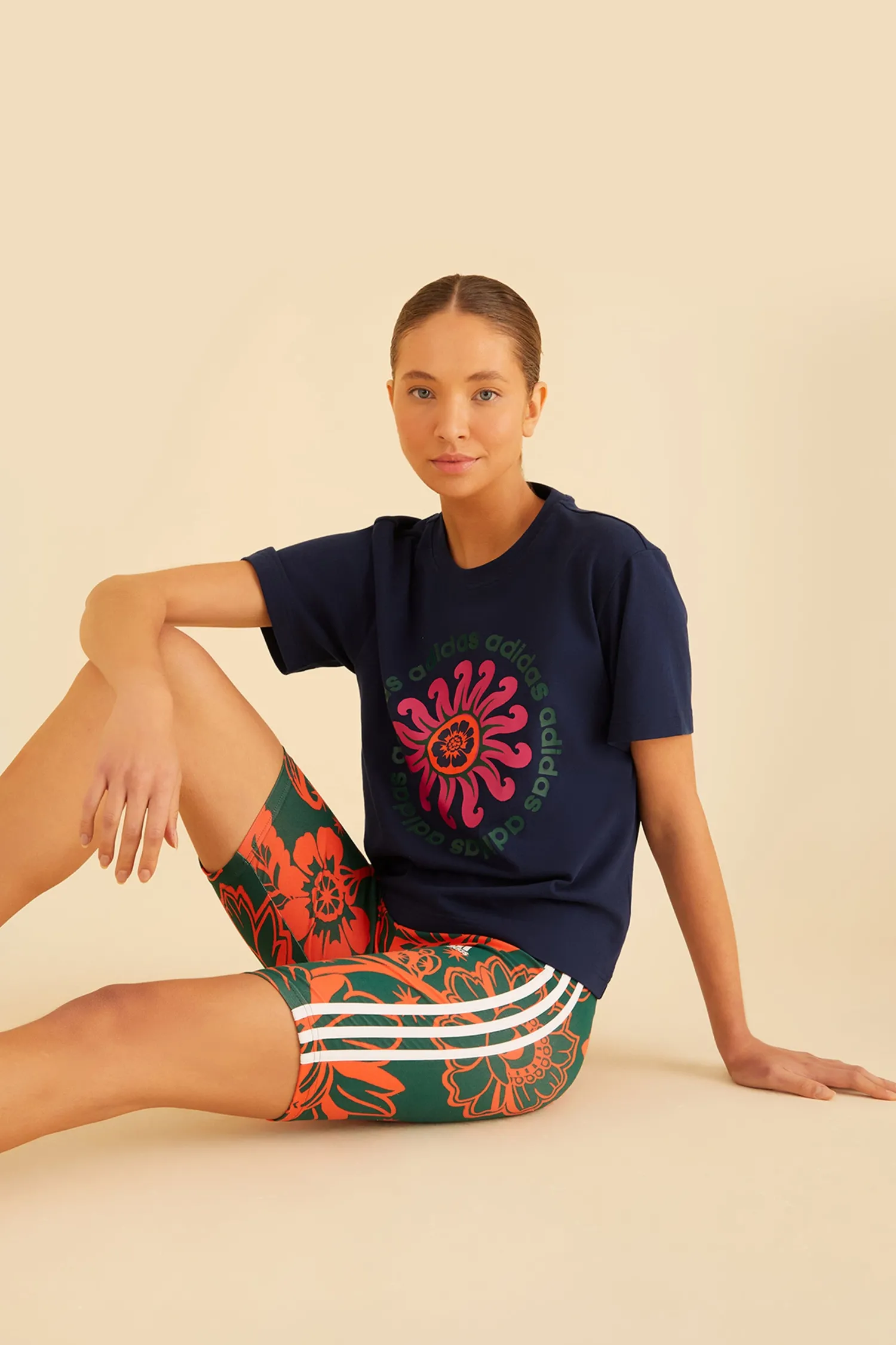 FARM Rio GREEN ADIDAS FARM BIKE SHORTS