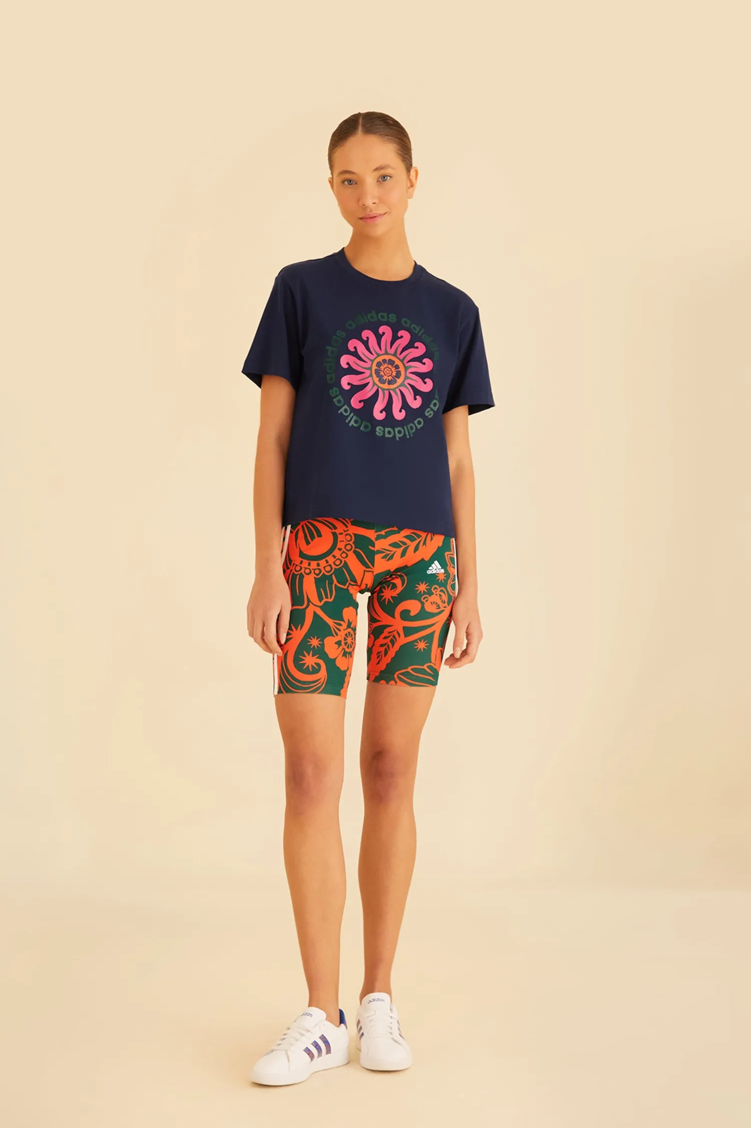 FARM Rio GREEN ADIDAS FARM BIKE SHORTS