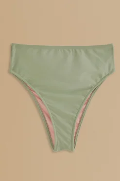 FARM Rio GREEN HIGH WAISTED BIKINI BOTTOM